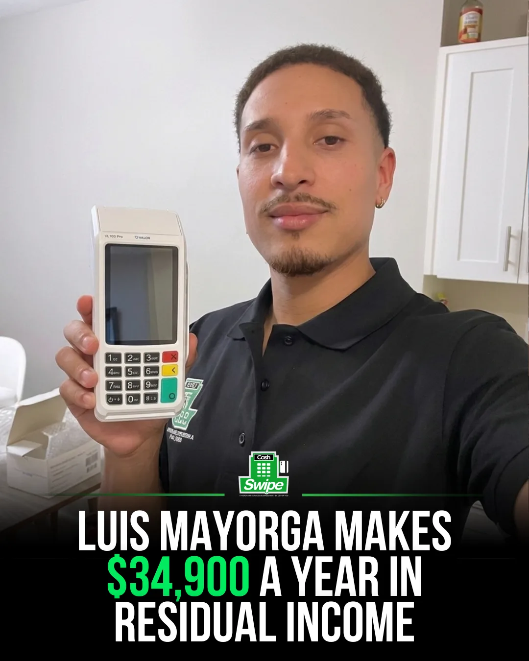 Luis M., Cashswipe operator