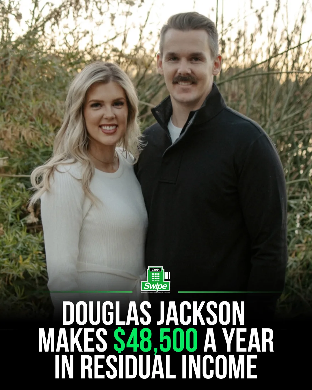 Douglas Jackson, Cashswipe operator