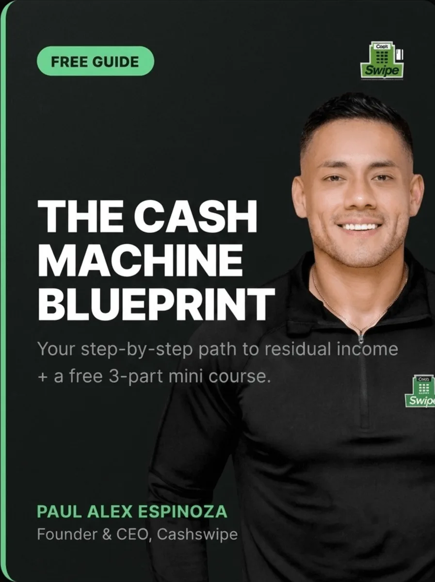 The Cash Machine Blueprint - a free step-by-step guide by Paul Alex Espinoza